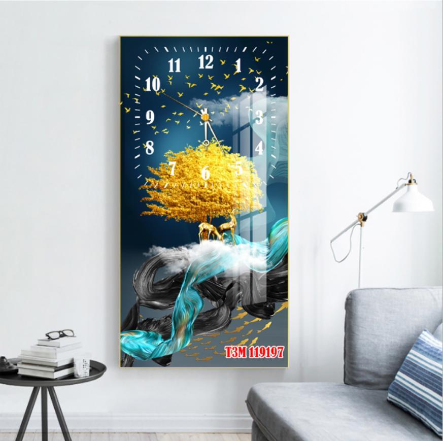 Tranh đồng hồ khổ dọc Tranh đồng hồ khổ dọc